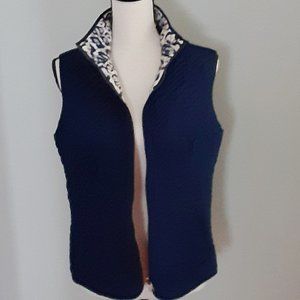Navy reversible vest